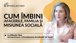LIVE VIDEO – Mihaela Vlad, antreprenoare, cofondatoarea Academiei de Visuri, despre cum îmbini afacerile, familia și misiunea socială