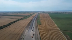 Imagini spectaculoase din dronă pe Autostrada A7, Lotul Focșani – Domnești-Târg