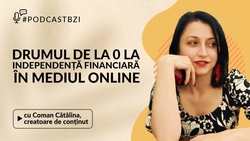 LIVE VIDEO – Coman Cătălina, creatoare de conținut, despre drumul de la 0 la independență financiară în mediul online
