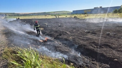 Incendiu de vegetație în satul Cârjoaia! Sancțiuni aspre pentru cei care ignoră legea
