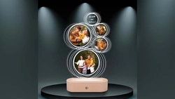 Lampa LED 3D personalizată – Cadoul perfect care îmbină emoția cu eleganța