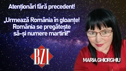 LIVE VIDEO – Atenționări fără precedent din partea Mariei Ghiorghiu: ,,România va fi sub gloanțe”! Doar la BZI LIVE afli ce se va întâmpla!