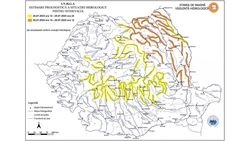 Avertizare hidrologică! Coduri portocaliu și galben de inundații pe râurile din Iași și alte județe