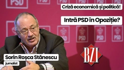 Special talk-show BZI LIVE alături de nașul presei din România, senior-jurnalistul Sorin Roșca Stănescu. Despre situația explozivă politică, economică, socială națională, tensiunile din Europa și de la nivel mondial
