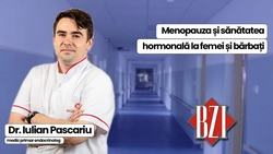LIVE VIDEO – Menopauza și sănătatea hormonală la femei și bărbați, explicate la emisiunea de sănătate BZI LIVE de dr. Iulian Pascariu, medic primar endocrinolog
