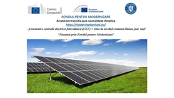 Construire centrală electrică fotovoltaică (CEF) < 1mw la nivelul comunei Butea, jud. Iaşi