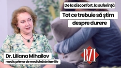LIVE VIDEO – De la disconfort, la suferință. Tot ce trebuie să știm despre durere, aflăm de la invitata emisiunii de sănătate BZI LIVE, dr. Liliana Mihailov, medic de familie