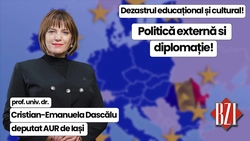 LIVE VIDEO – Dezbatere BZI LIVE specială alături de prof. univ. dr. Cristina-Emanuela Dascălu, deputat de Iași al Alianței pentru Unirea Românilor. Analiza problemelor din sistemul educațional, cultural și realități din politica externă