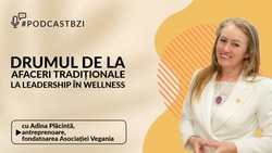 LIVE VIDEO – Adina Plăcintă, antreprenoare, fondatoarea Asociației Vegania, despre drumul de la afaceri tradiționale la leadership în wellness