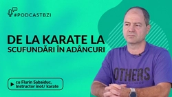 LIVE VIDEO – #PodcastBZI alături de un maestru al disciplinei și echilibrului. Florin Sabaiduc, de la karate la scufundări în adâncuri