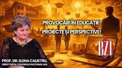 LIVE VIDEO – Studio-Educational BZI LIVE cu invitatul special prof. dr. Elena Calistru, director Colegiul Național Iași! Totul despre Educație, între proiecte și provocări contemporane!