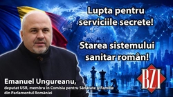 LIVE VIDEO – Studio BZI LIVE cu Emanuel Ungureanu, deputat USR, membru în Comisia pentru Sănătate și Familie din Parlamentul României. De la controlul serviciilor secrete la criza politică și socială