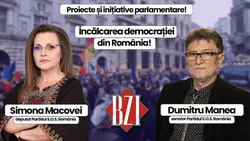 LIVE VIDEO – Dezbatere politică marca BZI LIVE! Invitați Simona Macovei – deputat și Dumitru Manea – senator de Iași, Partidul S.O.S. România! Despre realități economice, juridice, sociale și educaționale