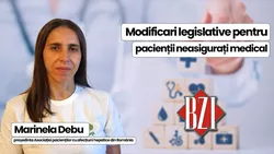 LIVE VIDEO – Marinela Debu, președinta Asociației pacienților cu afecțiuni hepatice din România, va discuta în emisiunea de sănătate BZI LIVE despre modificările legislative pentru persoanele neasigurate medical