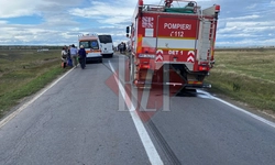 Accident rutier în Popricani. Cinci persoane au fost rănite, după ce șoferul microbuz vorbea la telefon și a intrat în coliziune cu un autoturism - EXCLUSIV, UPDATE, FOTO, VIDEO • Buna