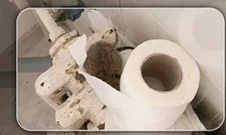 Șocant Șobolan învelit în hârtia igienică pentru pacienții din Spitalul Sfântul Spiridon din Iași