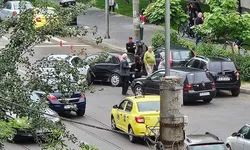 Accident rutier în Iași. Două autoturisme au intrat în coliziune în Alexandru cel Bun