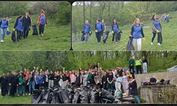 Ieșenii aruncă mormane de gunoaie prin pădurile din municipiul Iași. Angajații de la Salubris au găsit diverse deșeuri prin astfel de zone 8211 FOTO