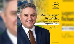 Marius Ostaficiuc candidat AUR la CJ Iași Orașele din județ au nevoie de centuri ocolitoare. AUR va realiza trei obiective principale în apropierea centrelor urbane