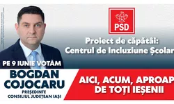 Bogdan Cojocaru candidatul PSD la președinția Consiliului Județean Iași Proiect de căpătâi 8211 Centrul de Incluziune Școlară
