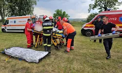 Imagini cu cele două victime ale exploziei de la Dedeman Botoșani transferate la Spitalul Sf. Spiridon din Iași  FOTO VIDEO UPDATE