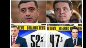 Primele rezultate exit-poll, ora 19:00! George Simion are un scor de 52,05%, iar Nicușor Dan are un scor de 47,05%. Sociopol: Cei doi candidați au 50-50
