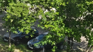 Atenție șoferi! Nu claxonați pe stradela Grădinari. Pe un ieșean l-a luat somnul pe trotuar