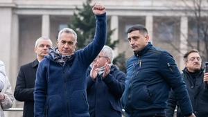 George Simion și Călin Georgescu au mers împreună la secția de votare
