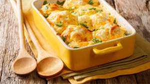 Sufleu de conopidă cu brânză. O rețetă unică și delicioasă