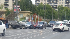 Accident rutier în municipiul Iași! Două autoturisme au intrat în coliziune