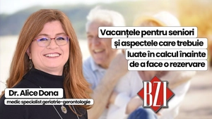 LIVE VIDEO – Vacanțele pentru seniori și aspectele care trebuie luate în calcul înainte de a face o rezervare. Dr. Alice Dona, medic specialist geriatrie-gerontologie, oferă informații prețioase la BZI LIVE