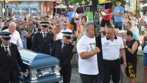 Mihai Leu, înmormântat în orașul natal. Întreaga comunitate din Hunedoara este în doliu