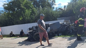 Accident rutier grav la Prisăcani. Un tânăr a “zburat” cu un BMW și s-a răsturnat: “Cred că avea 150 la oră” – EXCLUSIV