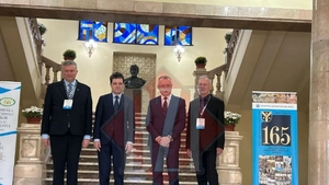 Președintele României, Nicușor Dan, a ajuns la UAIC Iași, la Conferința Comună a Consiliilor Naționale ale Rectorilor din România și Republica Moldova