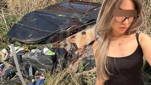 Imagini tulburătoare de la locul tragediei! BMW-ul în care Denisa a murit a fost ridicat. Un morman de fiare, luat dintre candele aprinse – EXCLUSIV