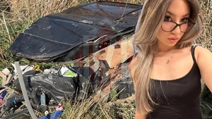 Imagini tulburătoare de la locul tragediei! BMW-ul în care Denisa a murit a fost ridicat. Un morman de fiare, luat dintre candele aprinse – EXCLUSIV
