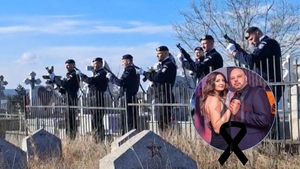 S-au tras salve de armă la înmormântarea Dianei Iacob, tânăra care s-a stins în accidentul de la Ciortești – FOTO, VIDEO