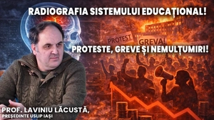 LIVE VIDEO – Studio-Educațional BZI LIVE cu invitatul special prof. Laviniu Lăcustă, președintele USLIP Iași. Va fi analizată situația, la zi, din sistemul educațional românesc