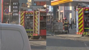 Alertă la Iași: Incendiu la o stație de distribuție carburant! Intervenție rapidă a pompierilor – UPDATE