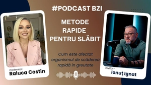 Discuție despre metode rapide de slăbit cu nutriționistul Ionuț Ignat, într-un nou episod de #PodcastBZI!
