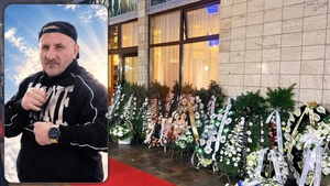 Ultimele imagini după înmormântarea lui Viorel Oarză! Sute de coroane au rămas în curtea bisericii din Rusenii Vechi. Ancheta polițiștilor este încă în desfășurare