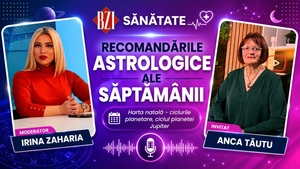 LIVE VIDEO – Care sunt previziunile astrale pentru săptămâna ce urmează, aflăm la emisiunea BZI LIVE, de la astrologul Anca Tăutu