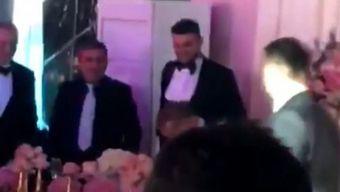Imaginile anului în România! Gigi Becali a făcut show la nunta fiicei sale. A venit cu geanta plină cu bani – FOTO, VIDEO