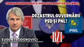 Eugen Teodorovici fost ministru al Finanțelor publice și fondurile europene discută la BZI LIVE despre problemele curente ale României