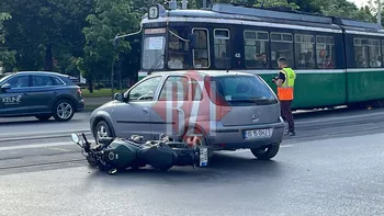 Accident rutier în municipiul Iași Un motociclist a fost rănit 8211 EXCLUSIV FOTOVIDEO UPDATE