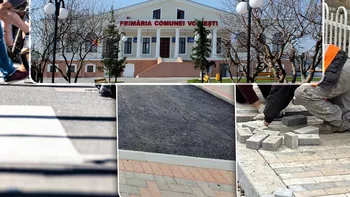 Primăria Voinești a renunțat la construirea trotuarelor din localitate. Procedura de licitație a fost anulată