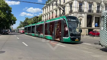 Circulația tramvaielor blocată în Iași. O garnitură s-a defectat 8211 FOTO