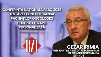 Cezar Irimia președintele Asociației Bolnavilor de Cancer din România discută la BZI LIVE despre Conferința Națională FABC 2024 și despre testările genetice pentru terapiile personalizate ale pacienților oncologici