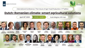 A doua ediție a conferinței internaționale „Viitorul producției agroalimentare – Soluții agricole inteligente în contextul schimbărilor climatice”, la USV Iași