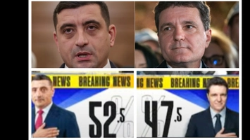 Primele rezultate exit-poll, ora 19:00! George Simion are un scor de 52,05%, iar Nicușor Dan are un scor de 47,05%. Sociopol: Cei doi candidați au 50-50